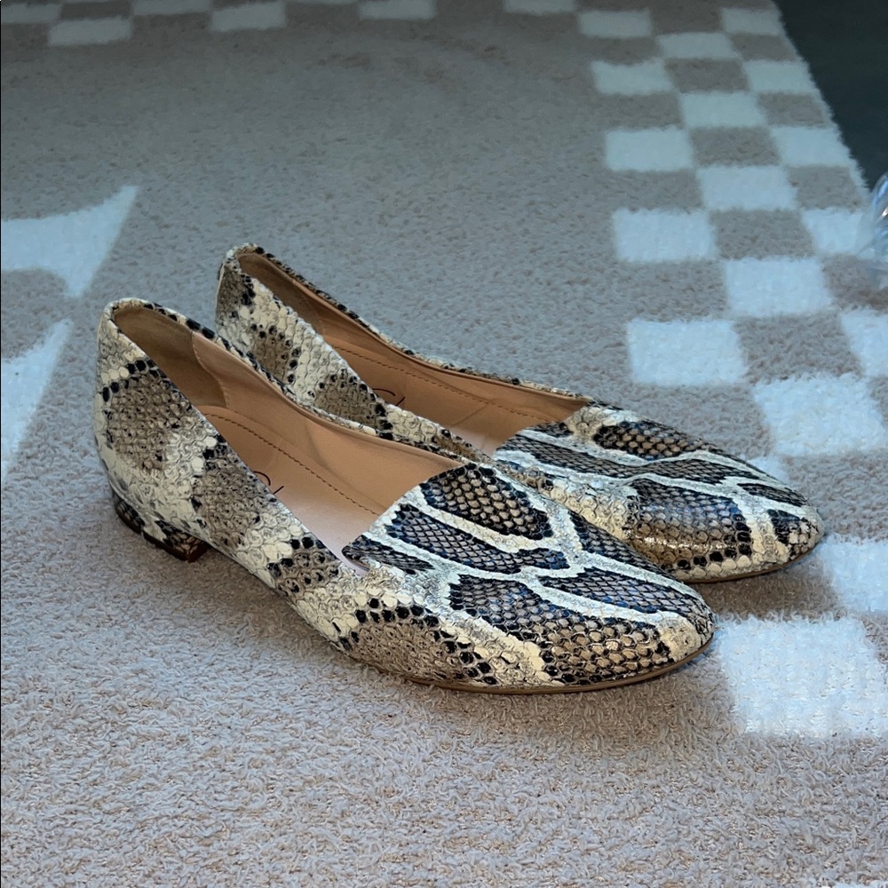 AGL Snakeskin Patterned Flats